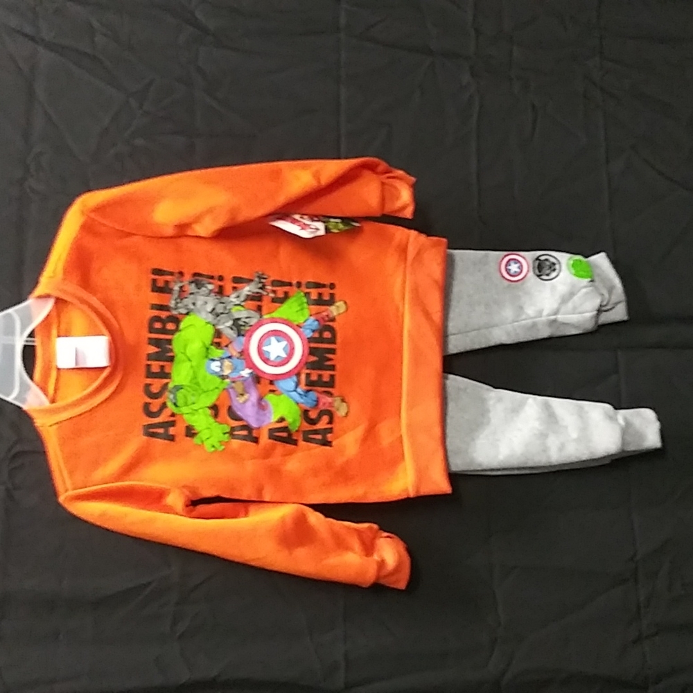 Avengers crew neck pant set